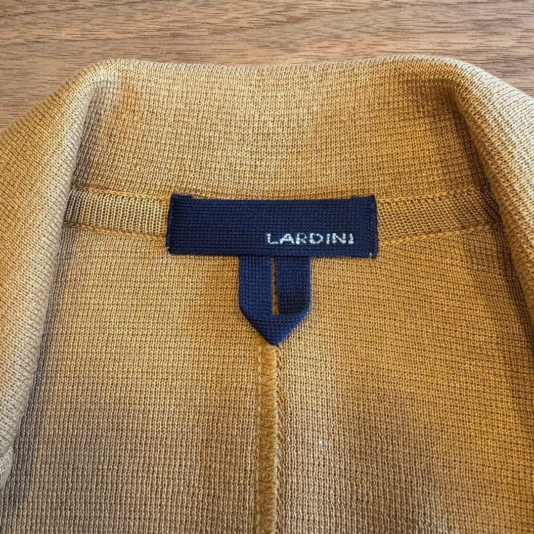 7　LARDINI 訳あり　シングルニットジャケット　USED