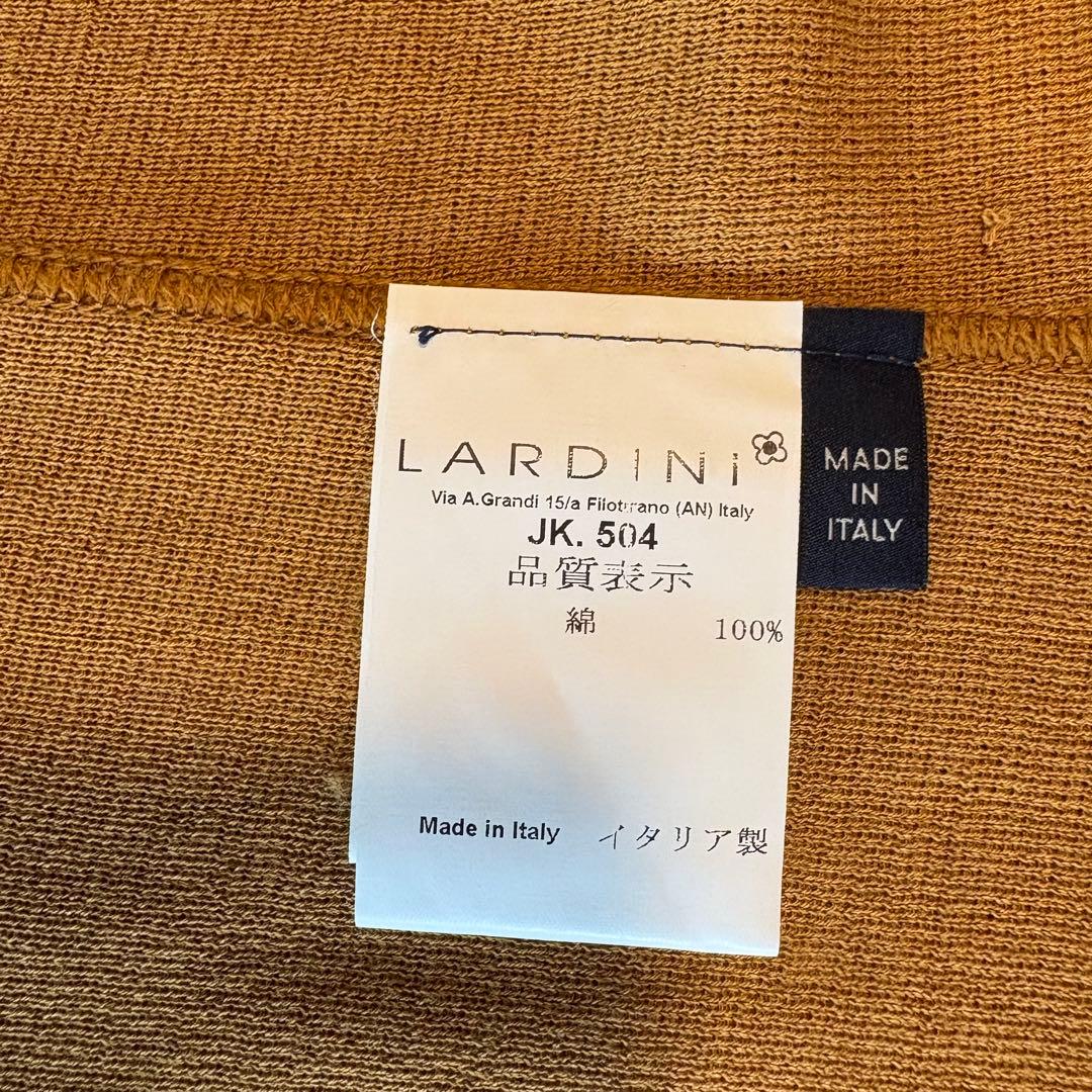 7　LARDINI 訳あり　シングルニットジャケット　USED