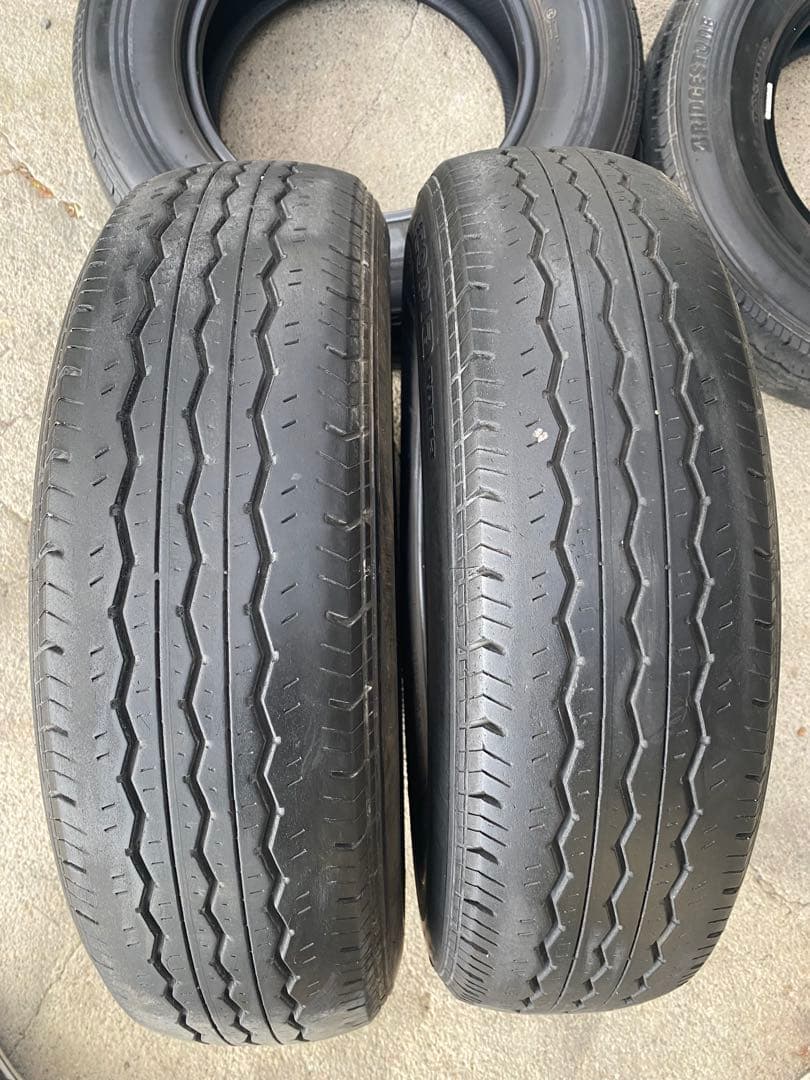 たかすぃー ①195/80R15バン用夏タイヤ4本　※説明欄必須※