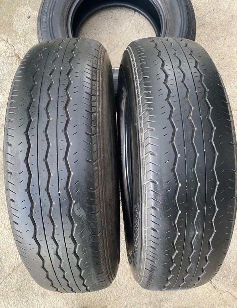 たかすぃー ①195/80R15バン用夏タイヤ4本　※説明欄必須※