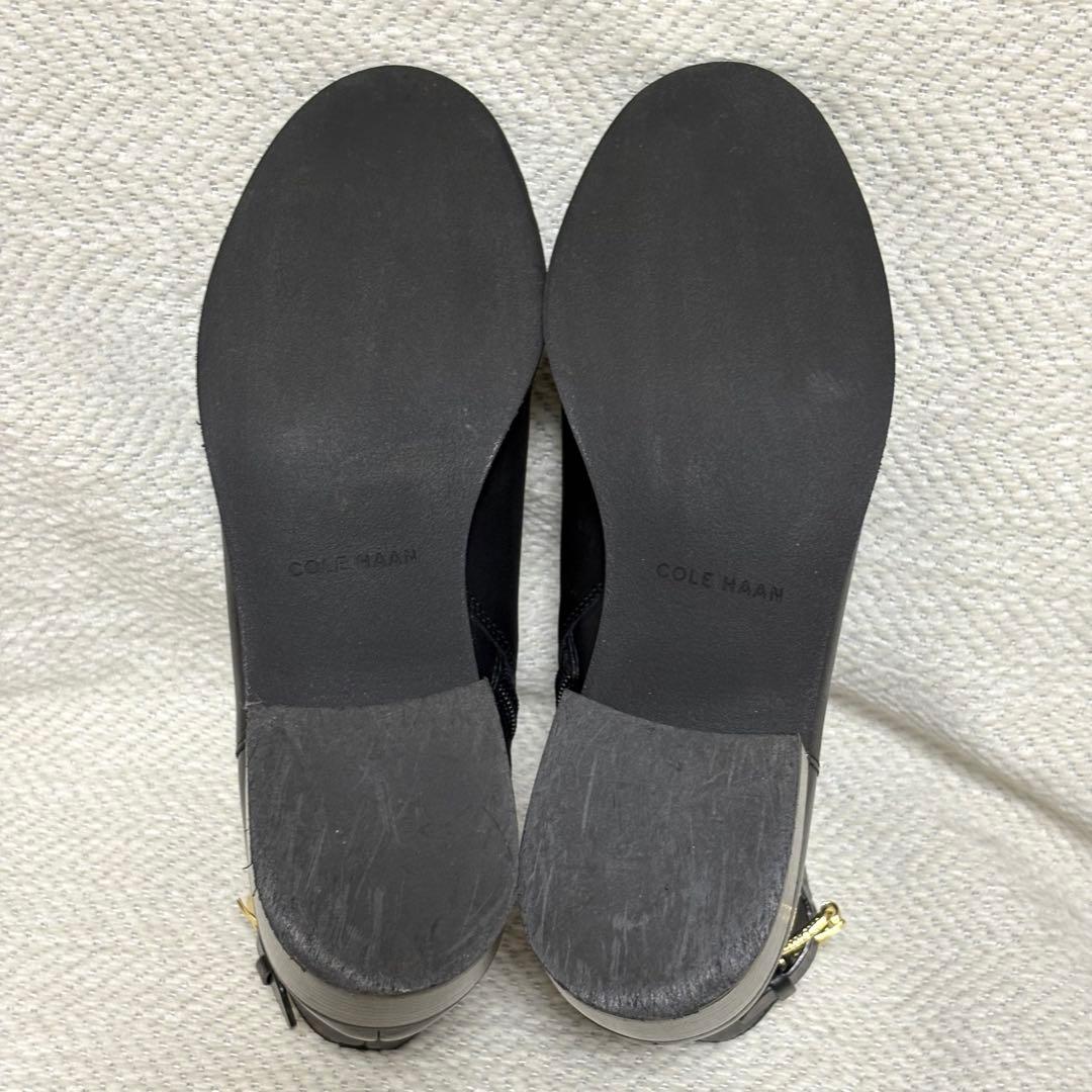 極美品 COLE HAAN コールハーン 本革 ショートブーツ ブラック