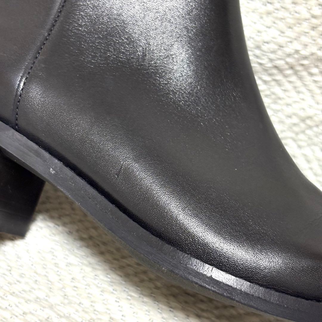 極美品 COLE HAAN コールハーン 本革 ショートブーツ ブラック