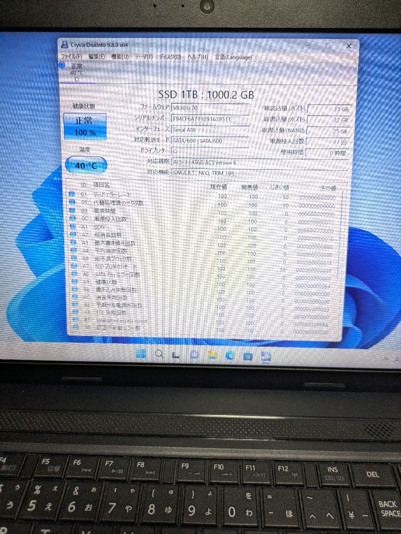 内蔵型SSD 1TB
