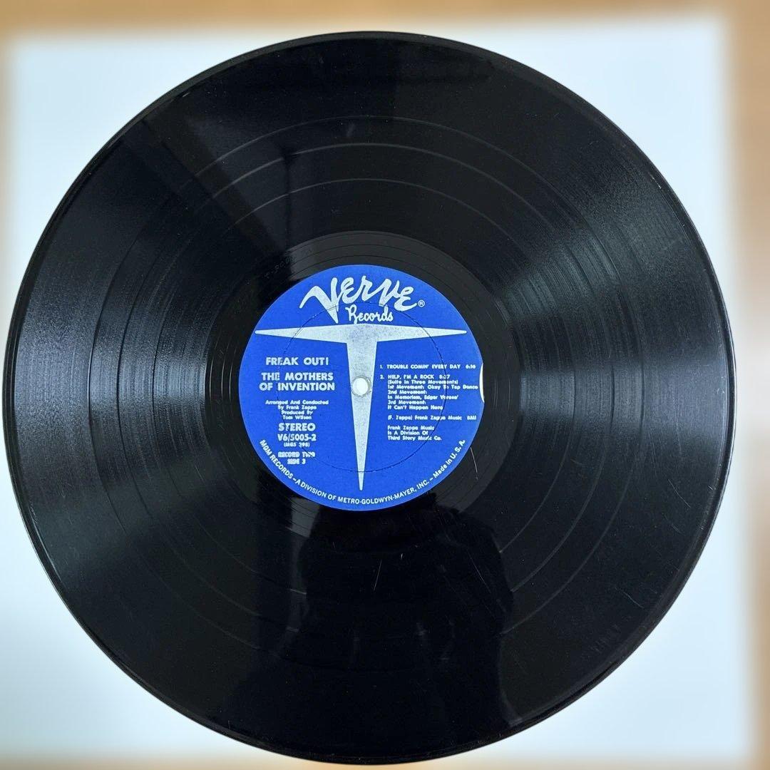 フランクザッパ 名盤 レコード フリークアウト USオリジナル盤