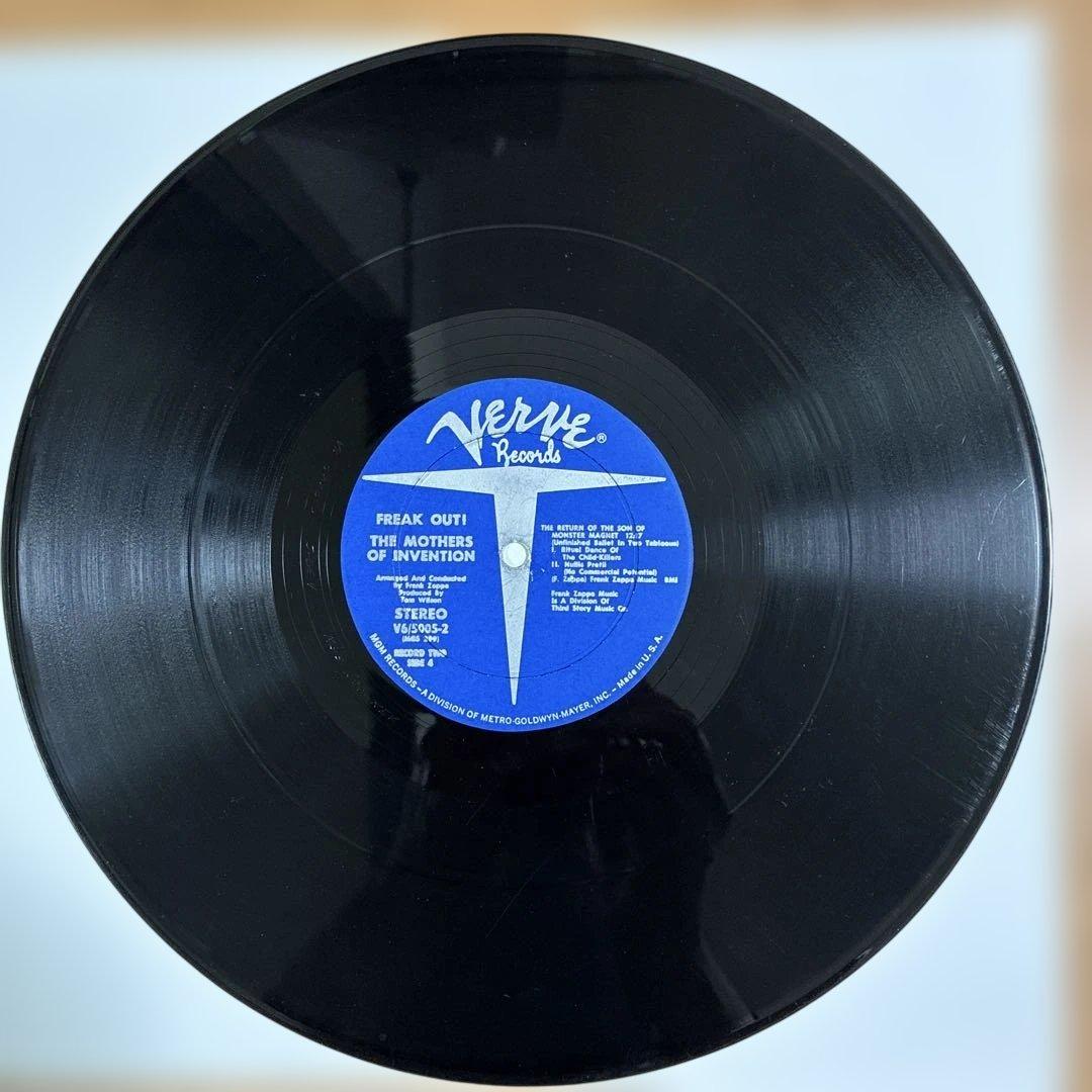 フランクザッパ 名盤 レコード フリークアウト USオリジナル盤