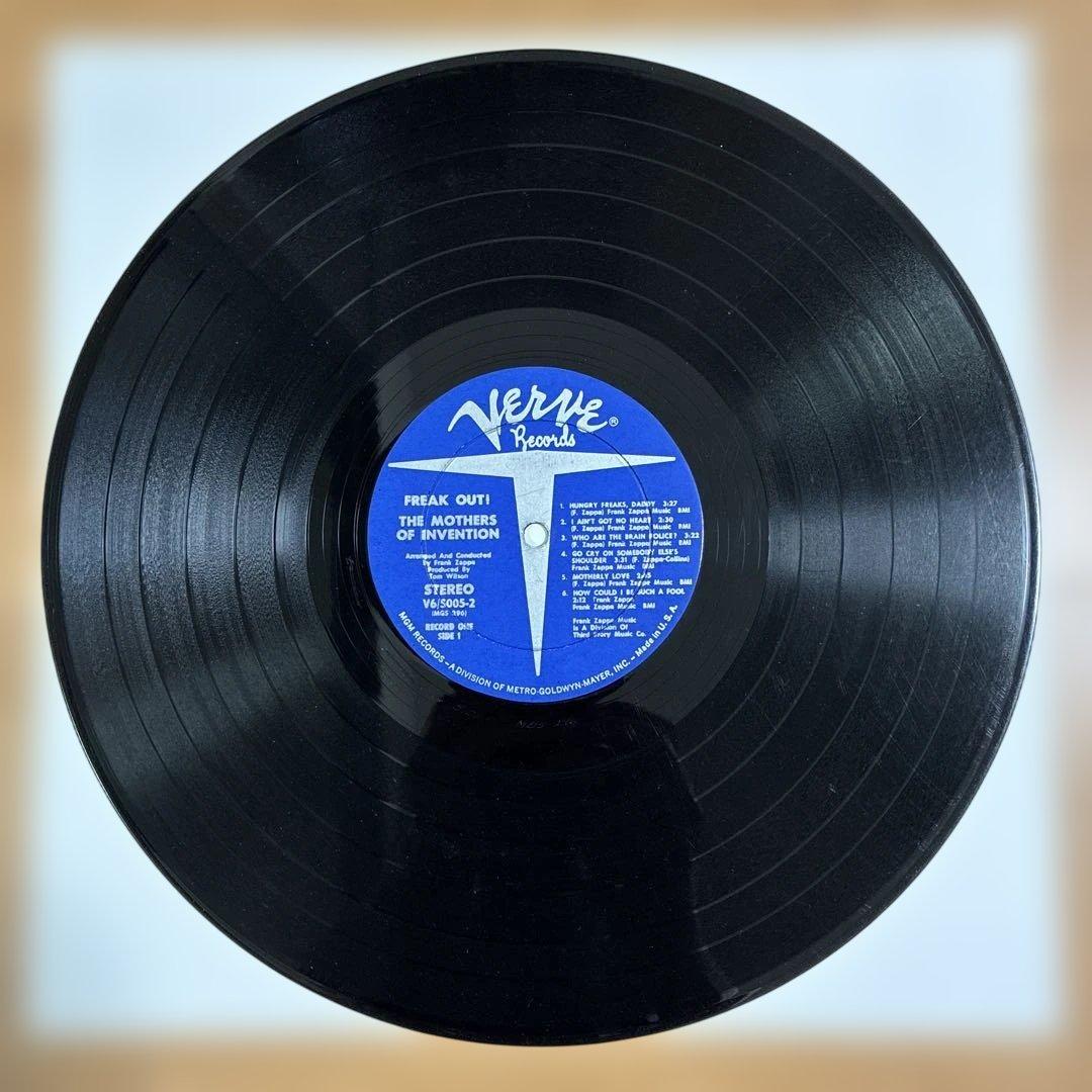 フランクザッパ 名盤 レコード フリークアウト USオリジナル盤