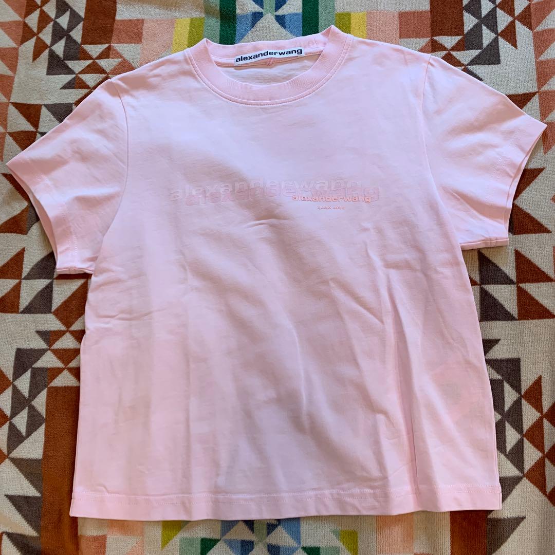 【新品同様】alexanderwang ピンク Tシャツ