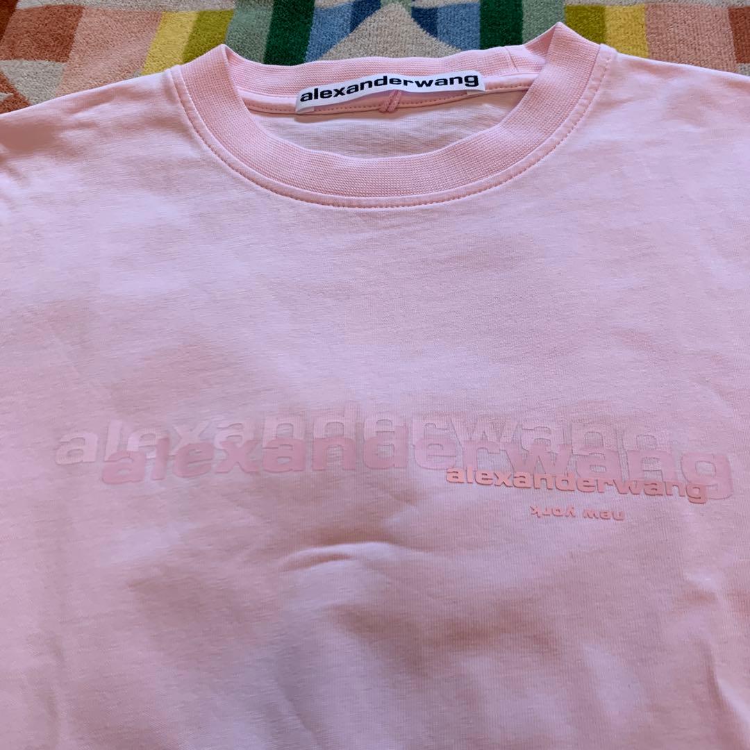 【新品同様】alexanderwang ピンク Tシャツ