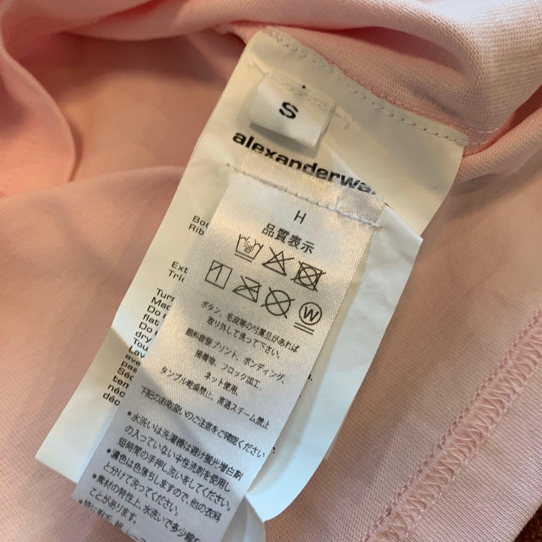 【新品同様】alexanderwang ピンク Tシャツ
