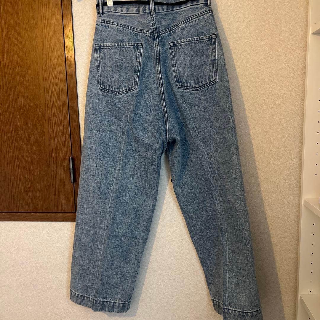 Whim Gazette センタープレスデニムパンツ 38