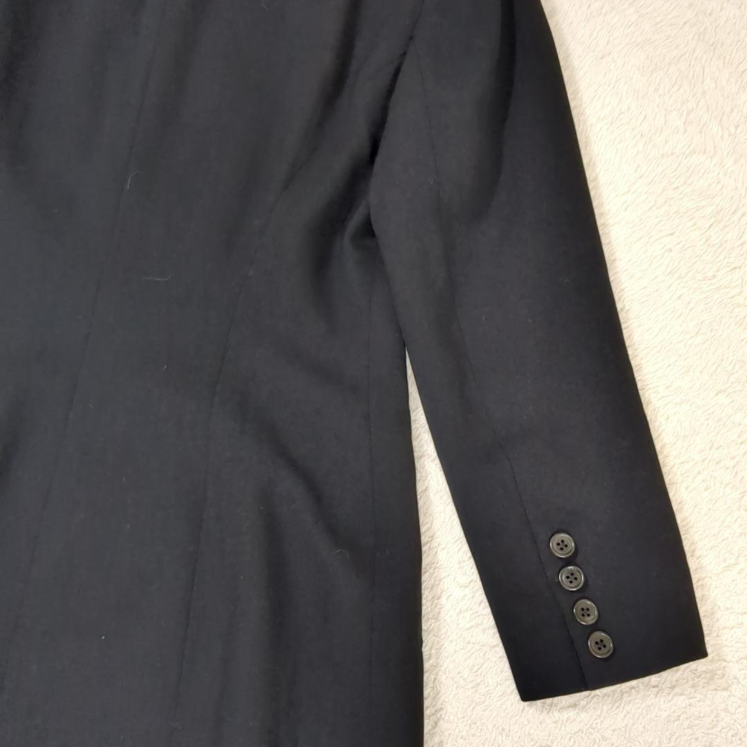 美品 RALPH LAUREN 高級ライン ノーカラー ダブルブレストコート