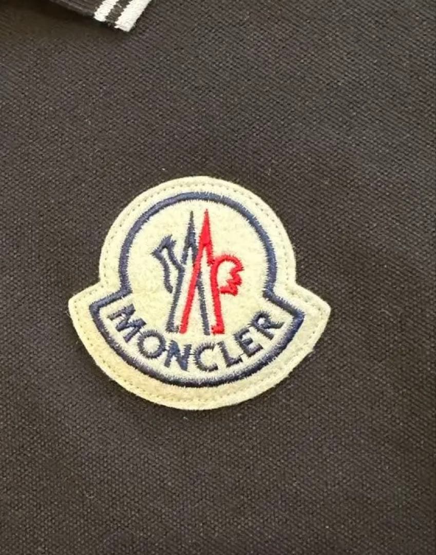 MONCLER ポロシャツ　ビッグワッペン　Sサイズ