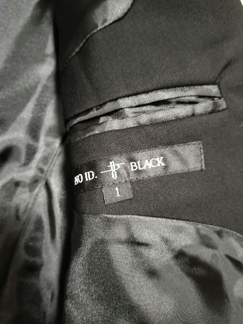 no id. black スパンコール ジャケット