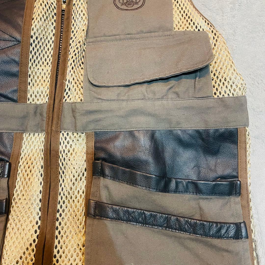 BERETTA ベレッタ シューティングベスト 射撃 メッシュ XL ゴールド