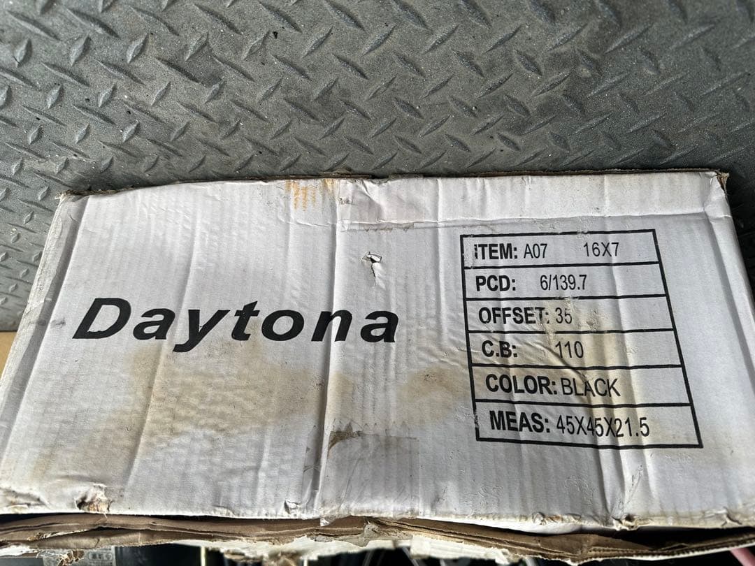 Daytona A07 16インチ ホイール　1本