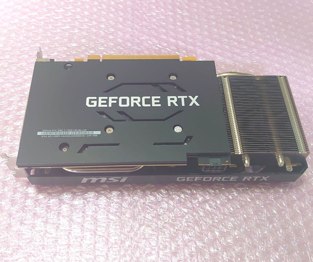 MSI製 GeForce RTX 3060Ti 8GB LHR 1点ワケありです