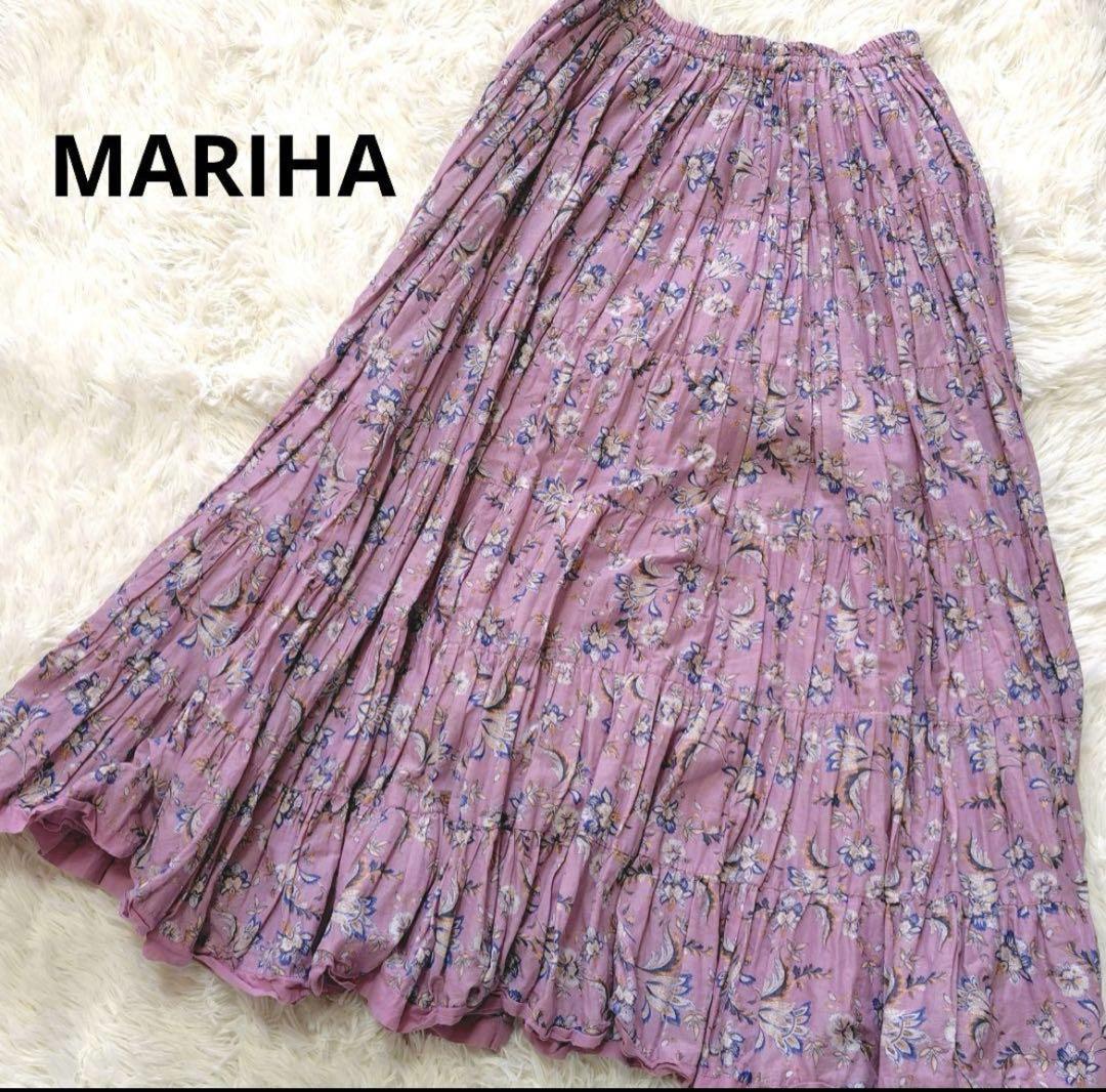 MARIHA マリハ草原の虹☆ピンク フレアスカート☆IENAアダムエロペ