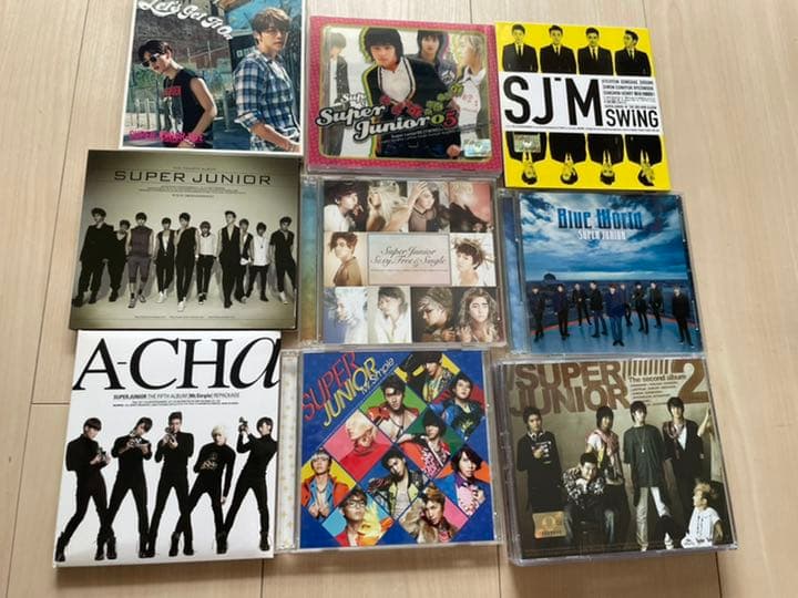 SUPER JUNIOR CDとDVD