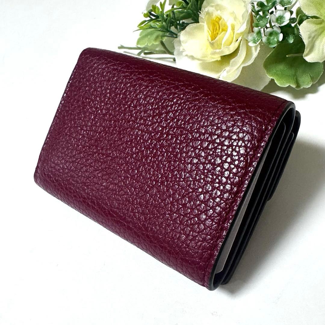 【未使用級】FURLA 3つ折り財布 バビロン サボ トライフォールドチリエジャ