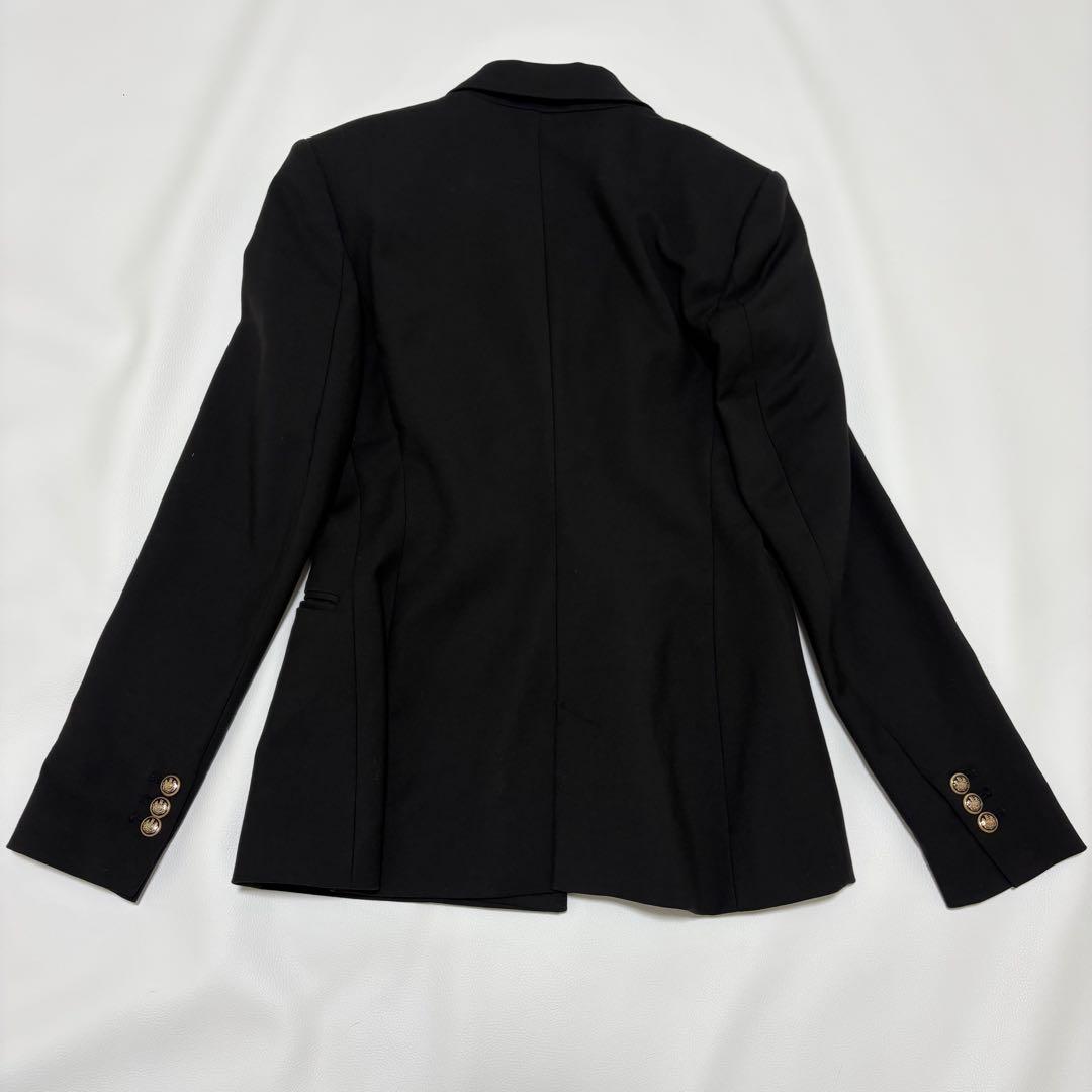 ZARA ダブルブレストジャケット 金ボタン ブラック S相当