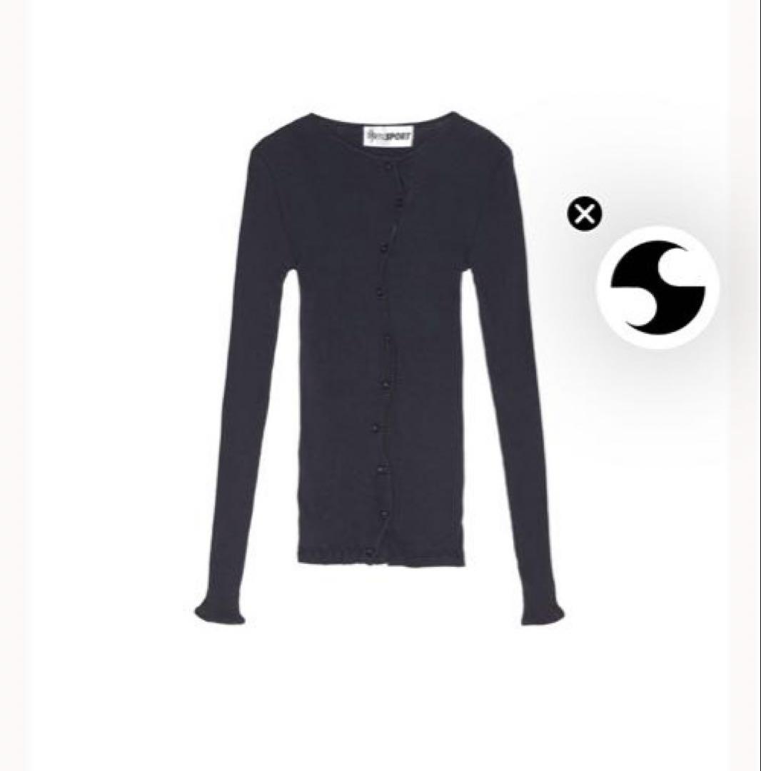 OperaSPORT　CLAIRE SEAMLESS TOP XS カーディガン
