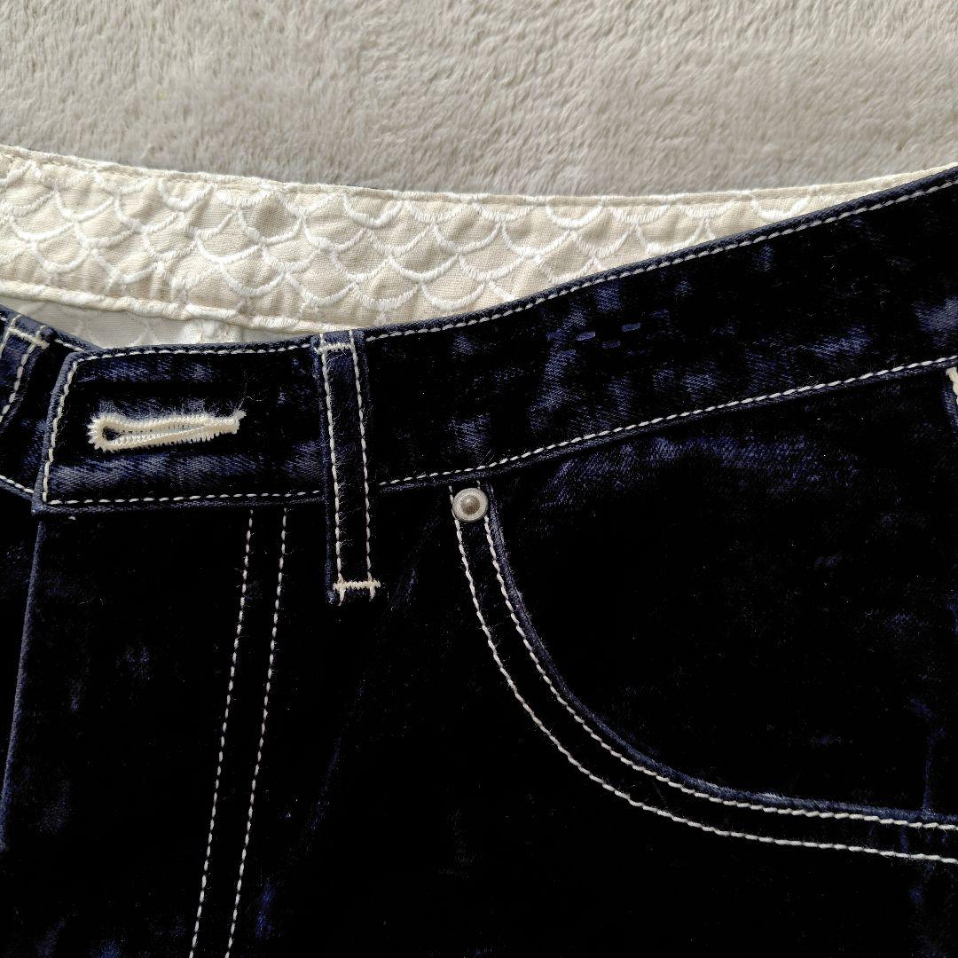 ミナペルホネン　fete　38サイズ　NAVY