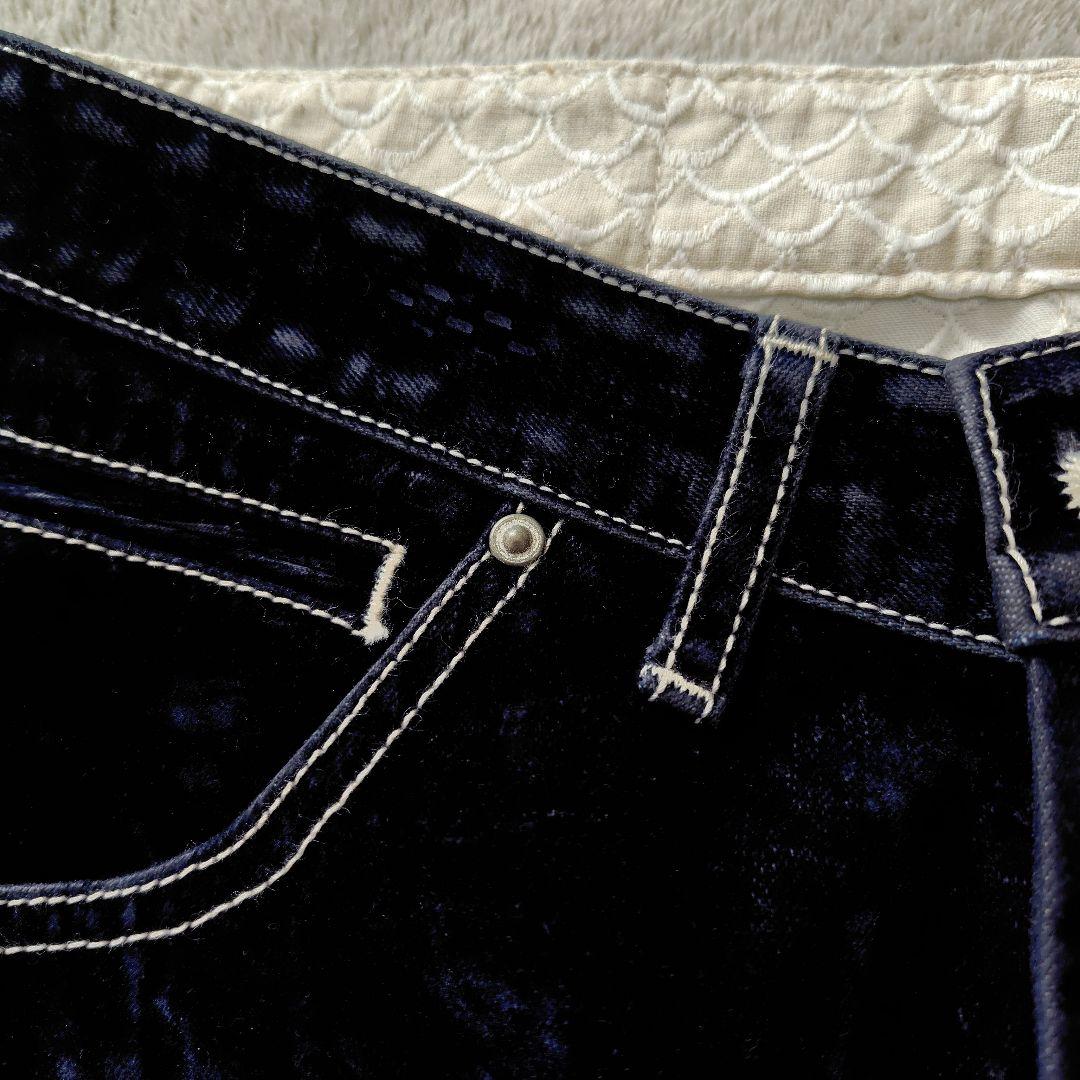 ミナペルホネン　fete　38サイズ　NAVY