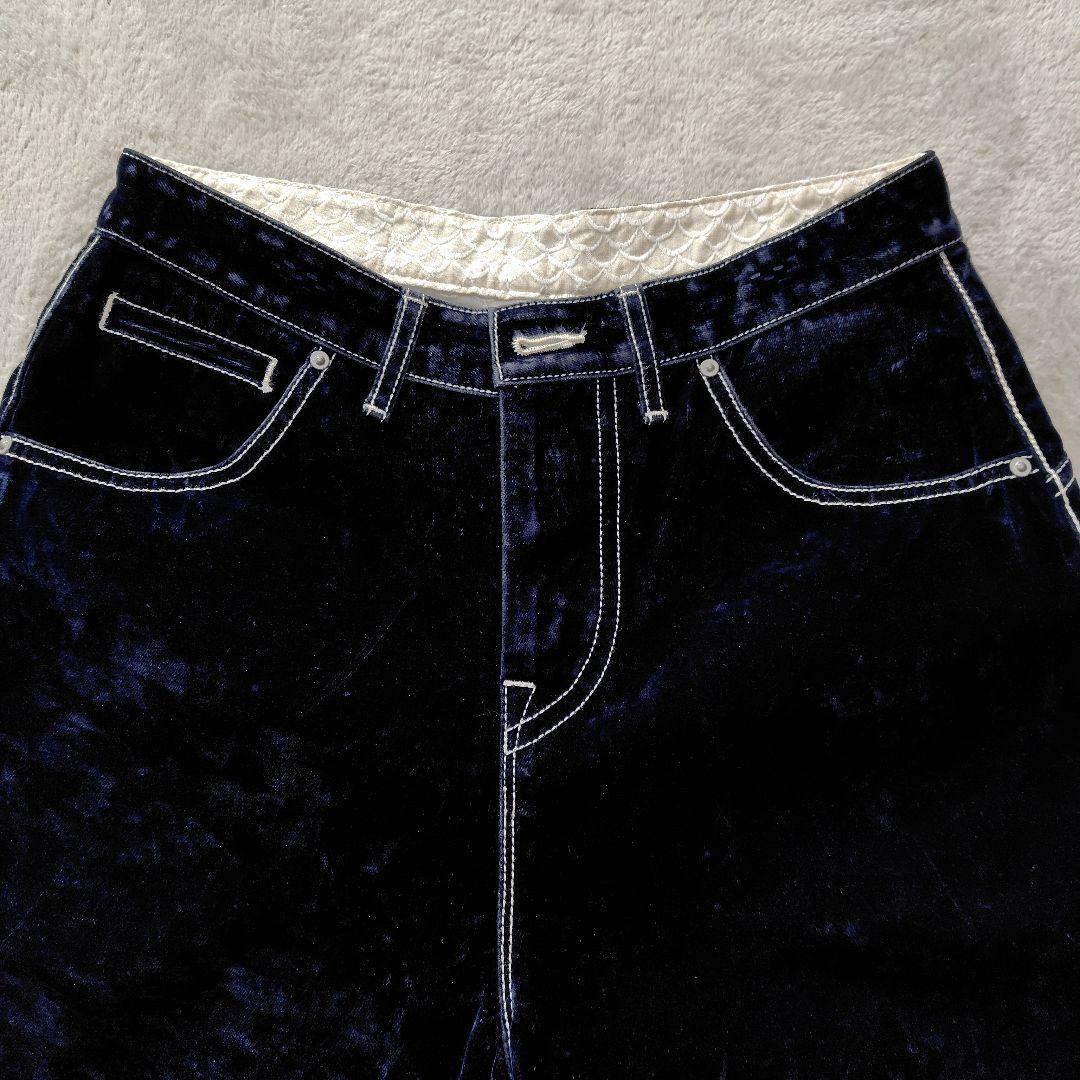 ミナペルホネン　fete　38サイズ　NAVY