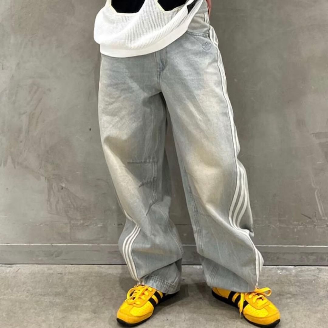 新品26⭐️ADILENIUMシーズン3 バナナフィット ウォッシュドデニムパンツ