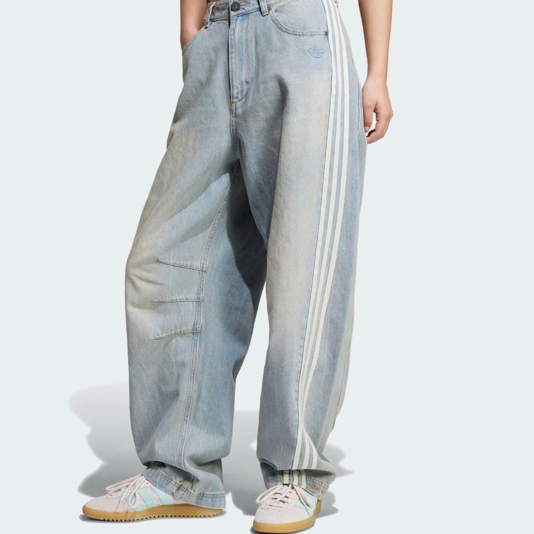 新品26⭐️ADILENIUMシーズン3 バナナフィット ウォッシュドデニムパンツ