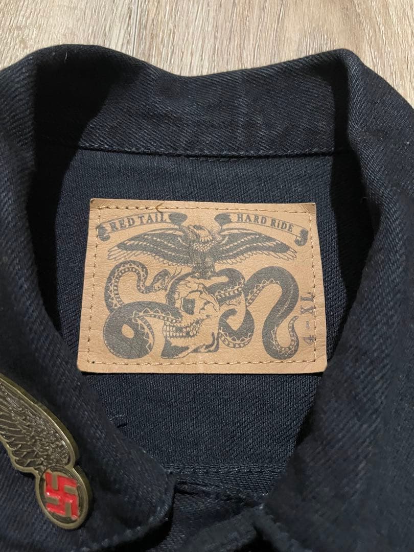 REDTAILレッドテイルCross Denim Vest 4th XL