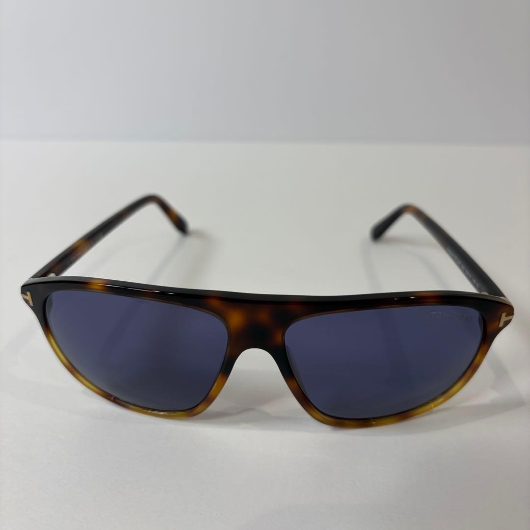 【極美品】TOM FORD Prescott TF1027ミラーレンズサングラス