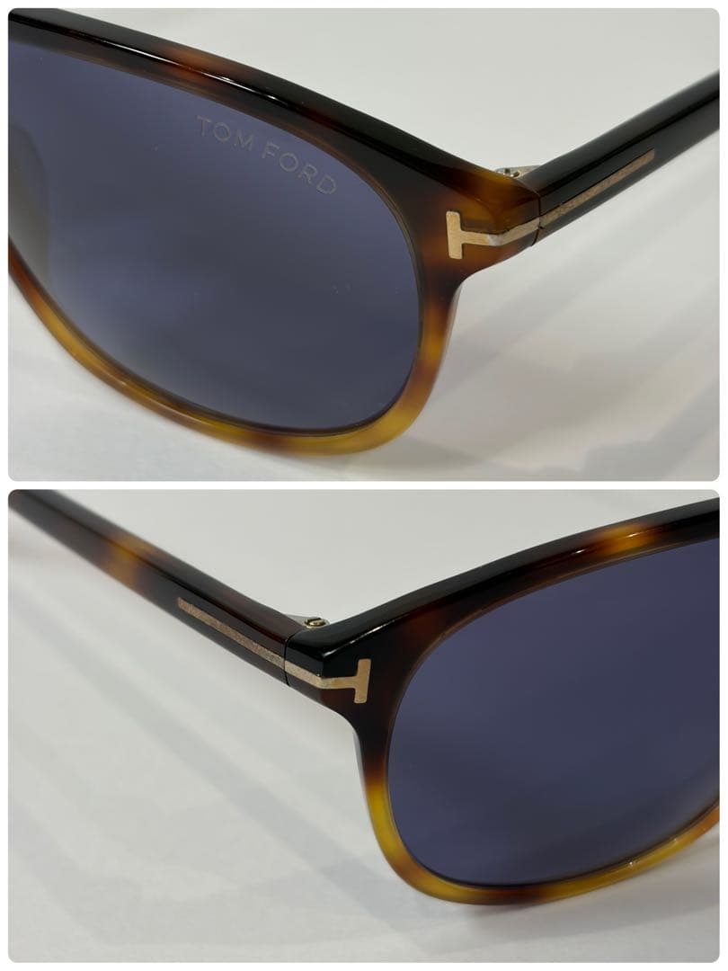 【極美品】TOM FORD Prescott TF1027ミラーレンズサングラス