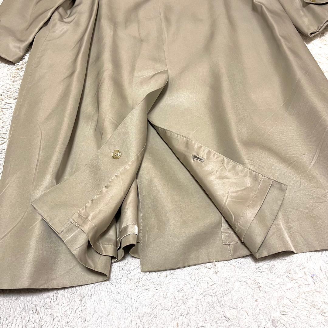 ●Burberry’s・バーバリーズシルク100%ステンカラーコート●L〜XL