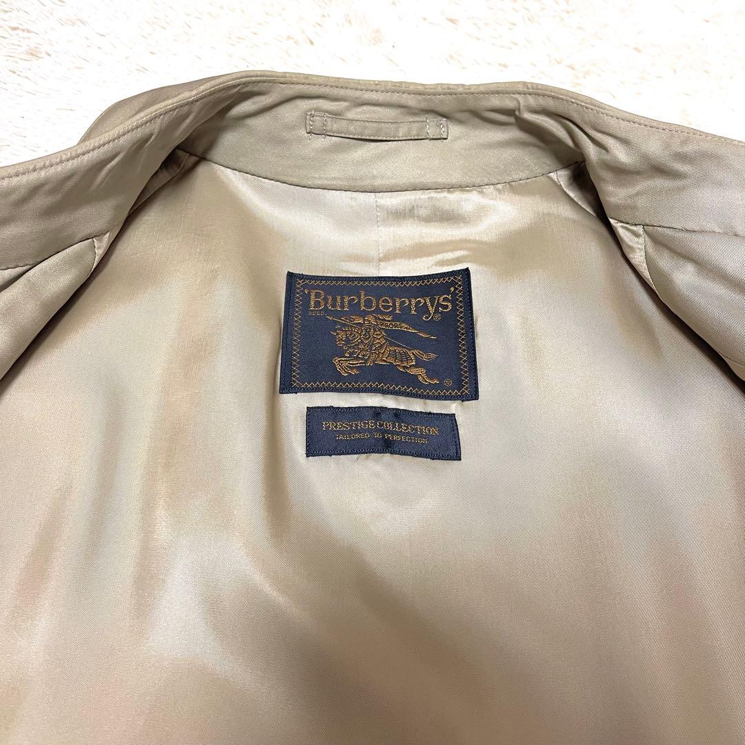 ●Burberry’s・バーバリーズシルク100%ステンカラーコート●L〜XL