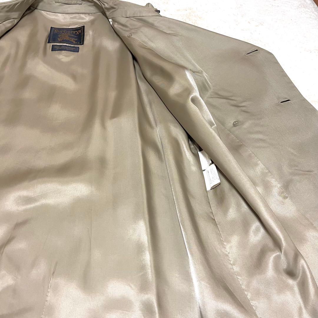 ●Burberry’s・バーバリーズシルク100%ステンカラーコート●L〜XL