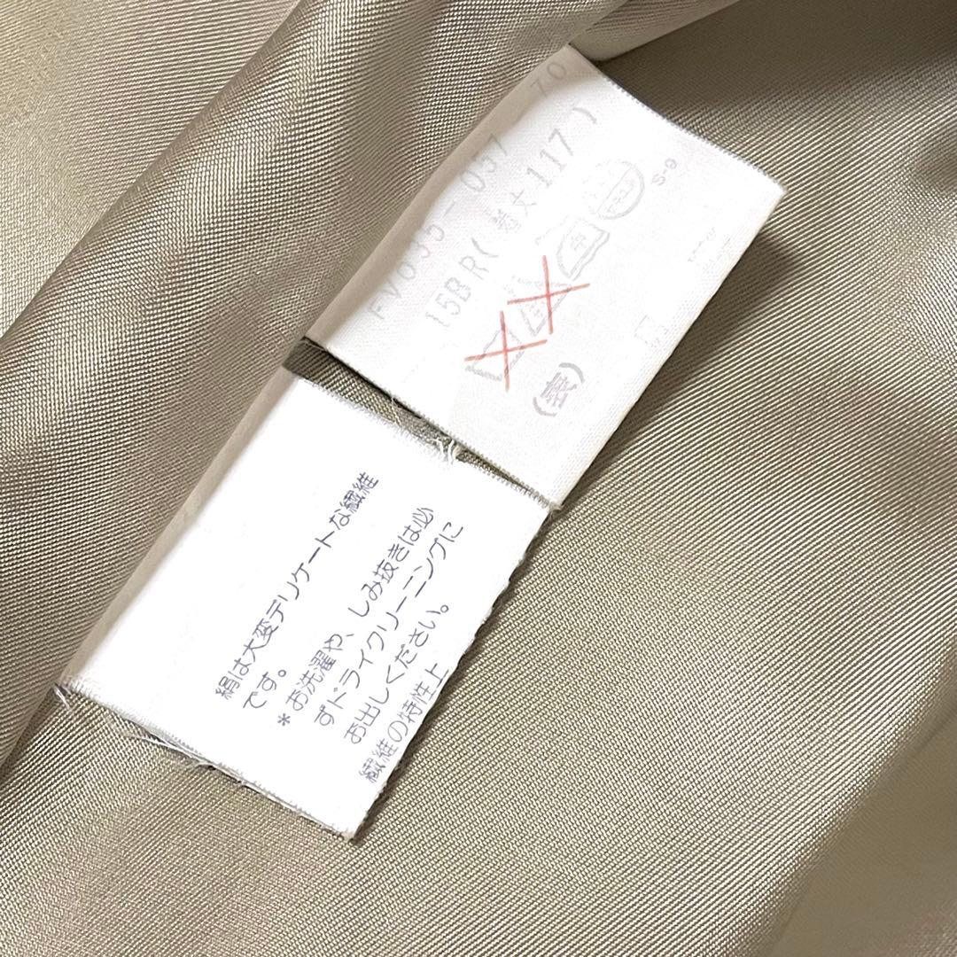 ●Burberry’s・バーバリーズシルク100%ステンカラーコート●L〜XL