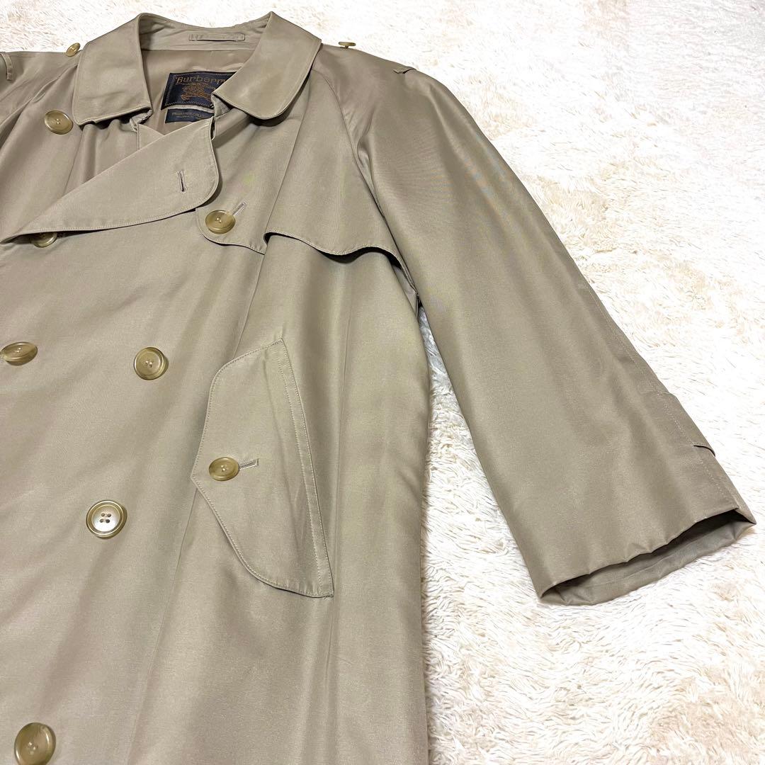 ●Burberry’s・バーバリーズシルク100%ステンカラーコート●L〜XL