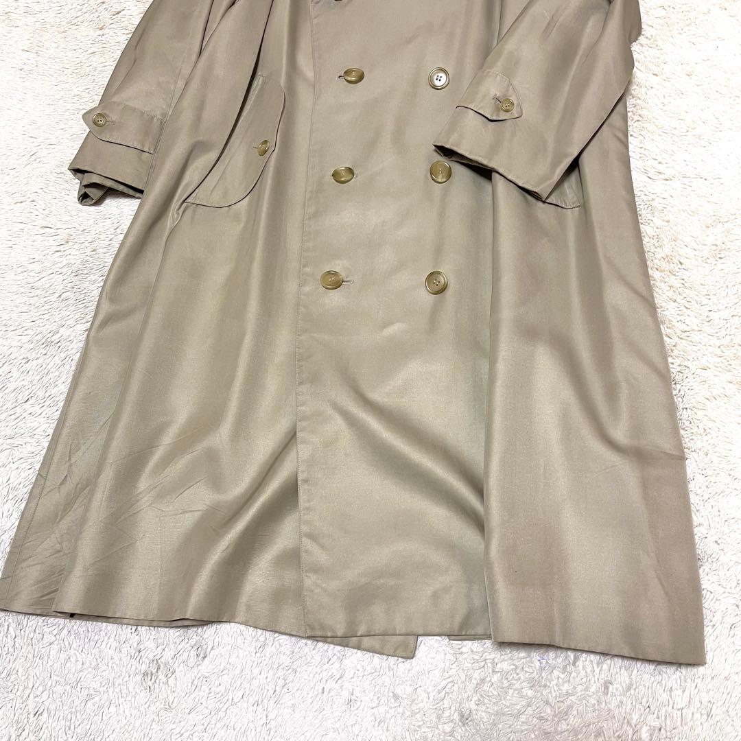 ●Burberry’s・バーバリーズシルク100%ステンカラーコート●L〜XL