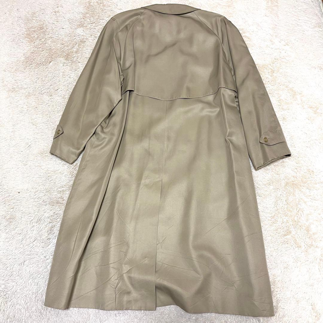 ●Burberry’s・バーバリーズシルク100%ステンカラーコート●L〜XL
