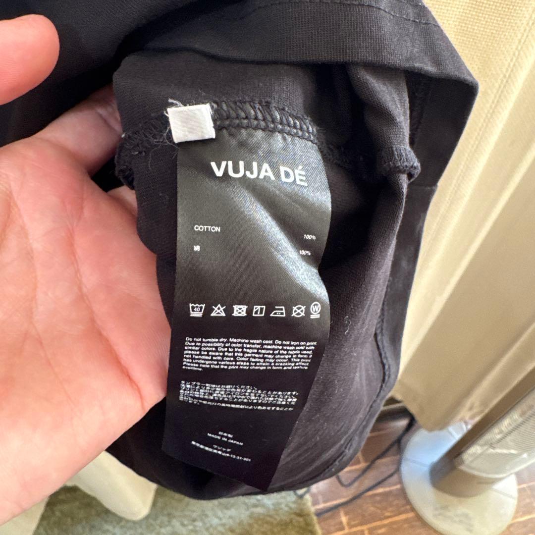 VUJA DÉ ブラック Tシャツ VDロゴ　vuja de