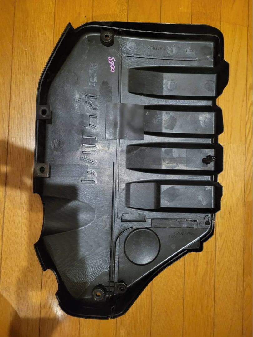 美品 コペン L880K エンジン エンジンカバー カーボン転写