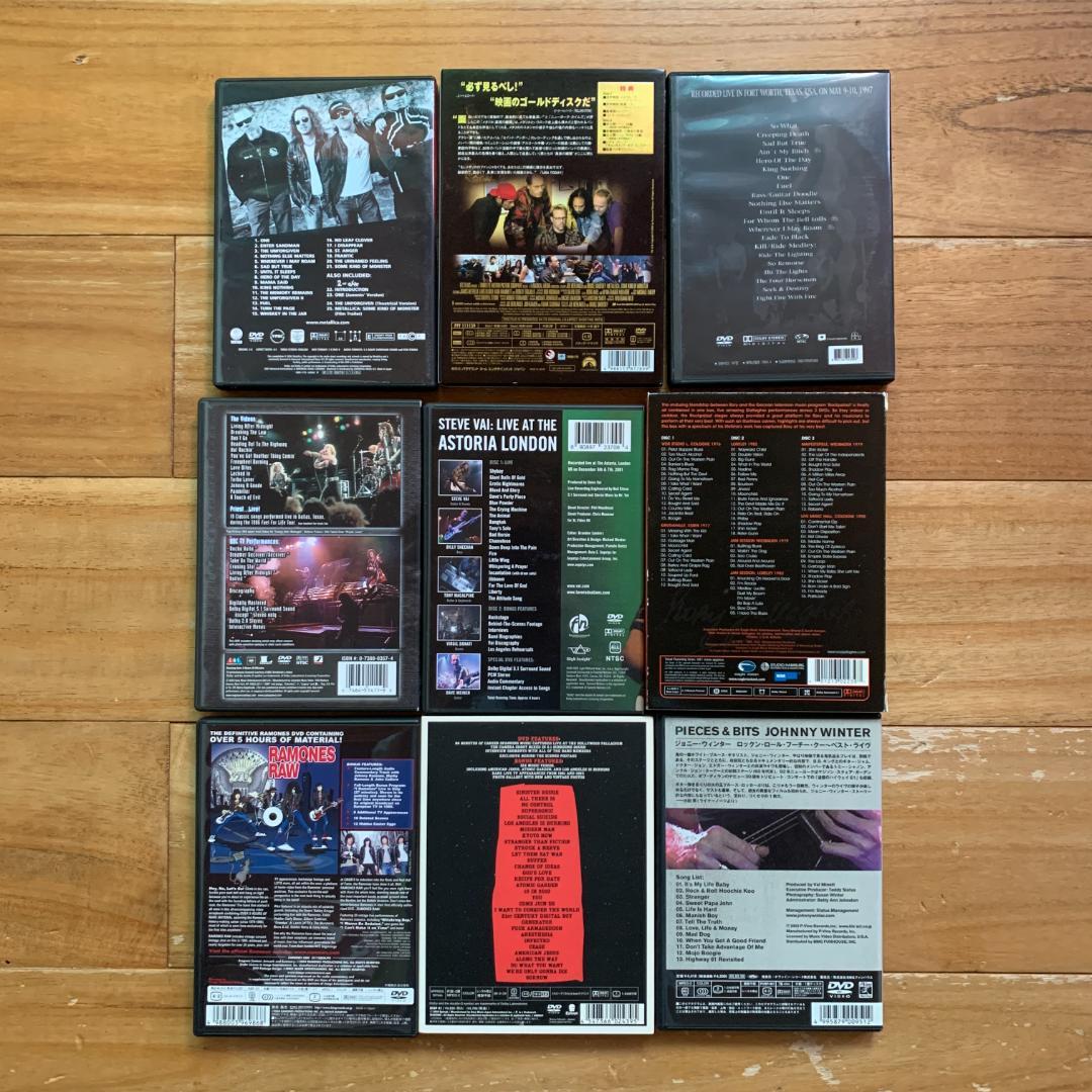 【送料無料】DVD ロック・ パンク ・ ハードロック などDVD まとめ