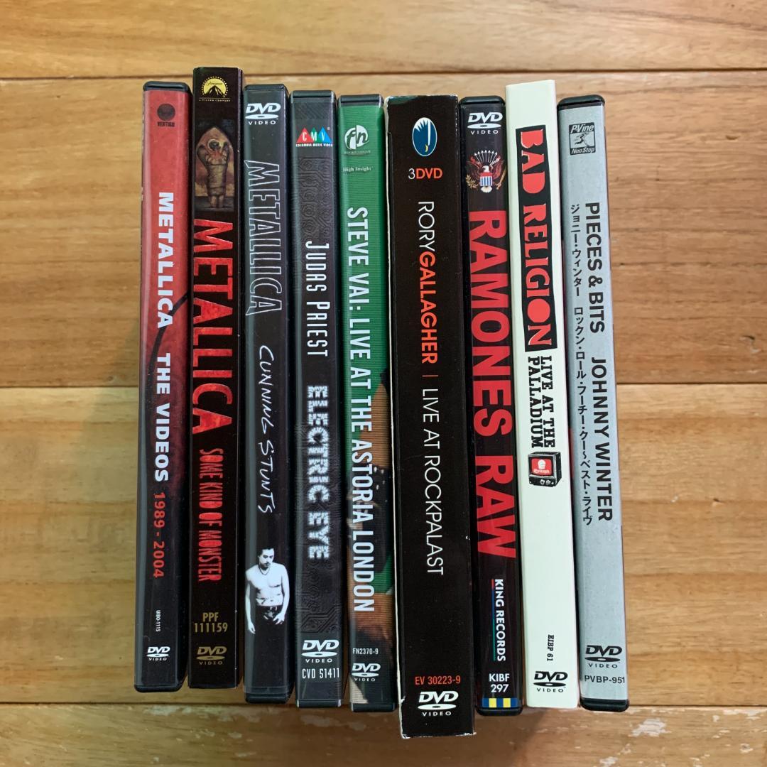 【送料無料】DVD ロック・ パンク ・ ハードロック などDVD まとめ