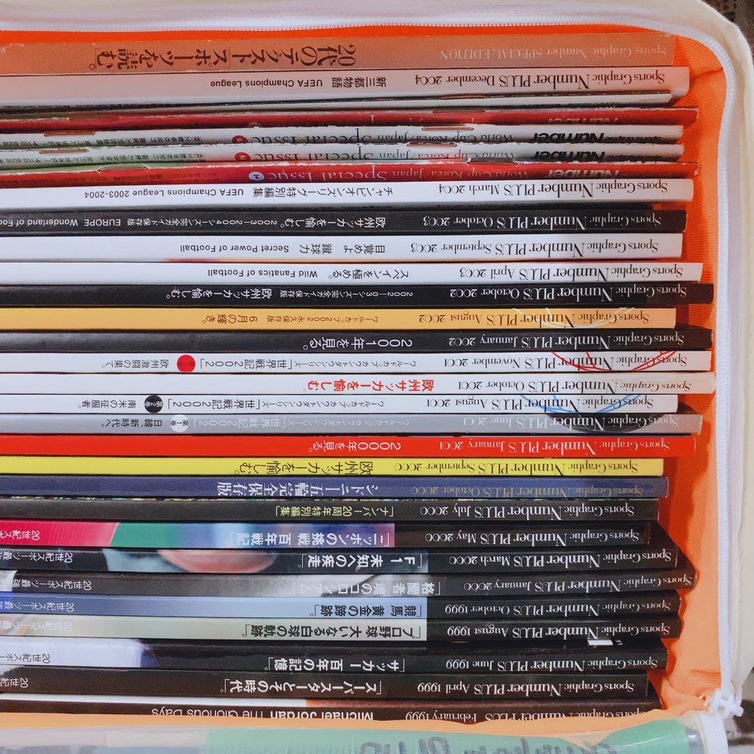 Number PLUS 雑誌 1999年〜2004年 大量セット