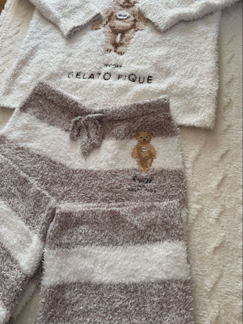 Steiff × Gelato Pique ルームウェア 上下セット