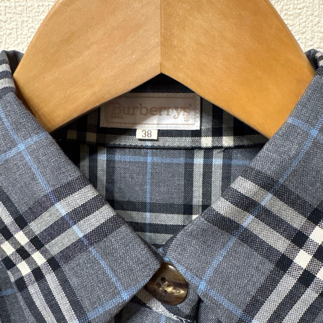 【美品】BURBERRY チェック柄 シャツ スカート セットアップ