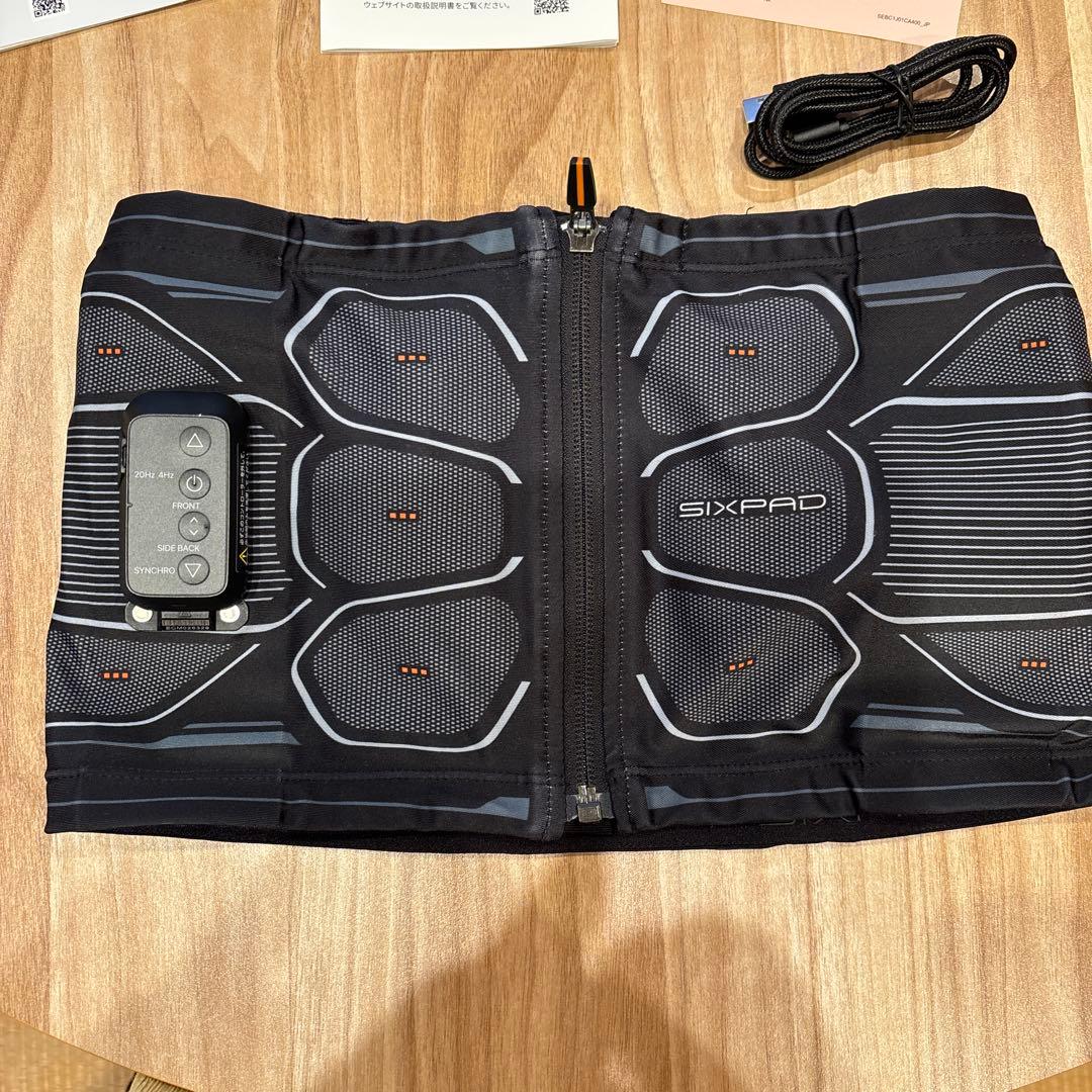 最終お値引　SIXPAD パワースーツコアベルト　M
