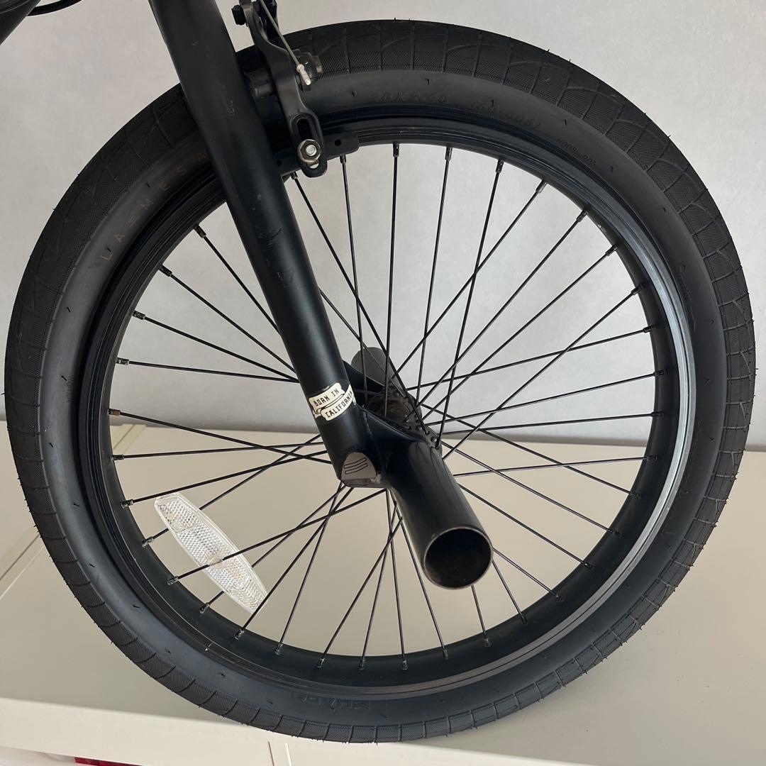 【引き取りのみ】HARO BMX LEUCADIA マットブラック 前輪パンク有
