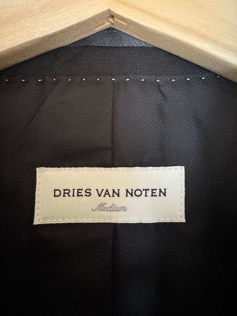 DRIES VAN NOTEN ブラック テーラードジャケット M